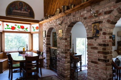 View of the guest house interior.